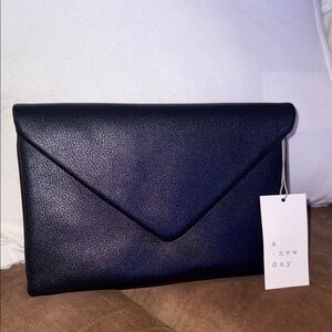 A New Day Elegant Black Clutch
